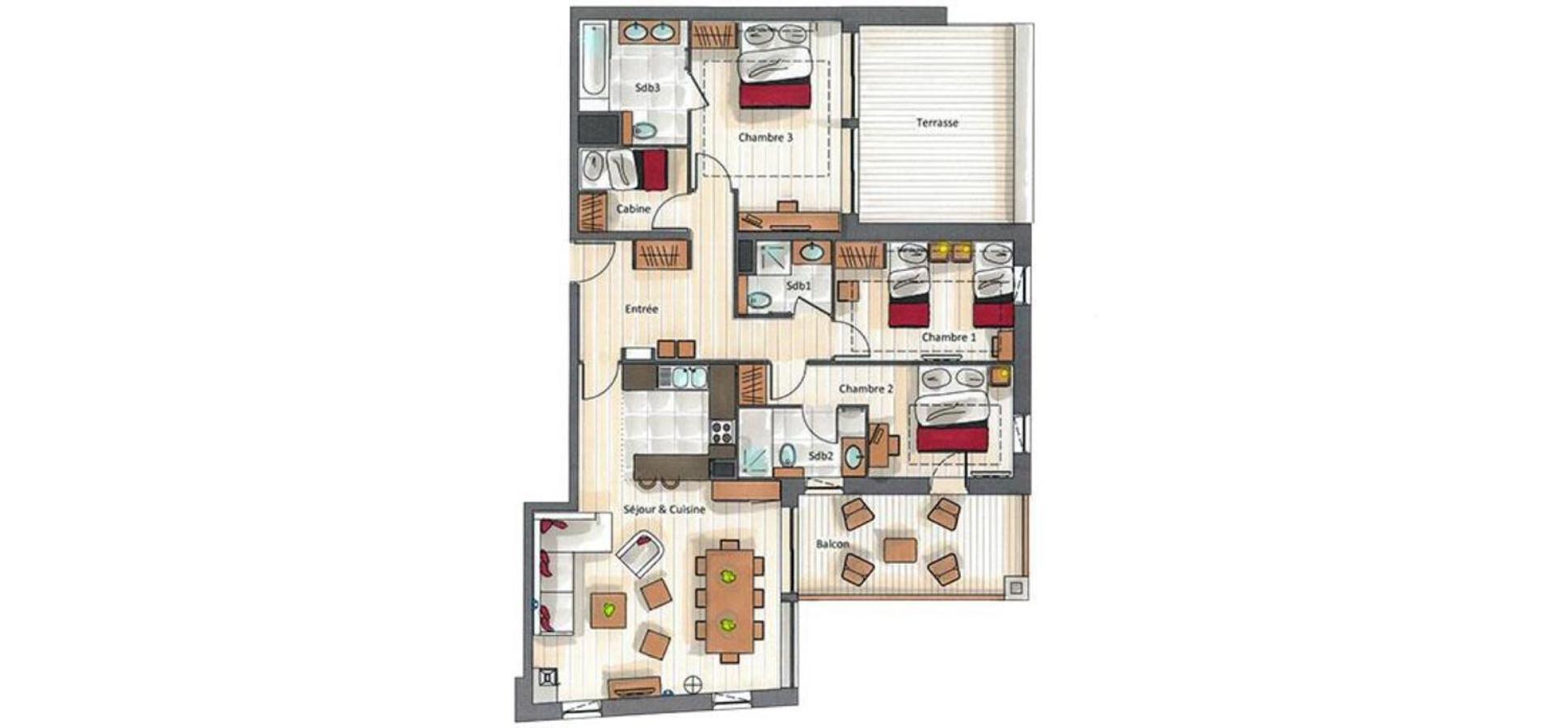 Keystone Lodge By Alpine Resorts Courchevel Zimmer foto